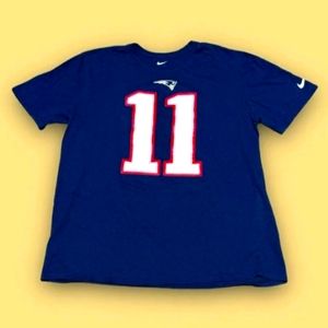 NFL New England Patriots Jullian Edelman t shirt #11